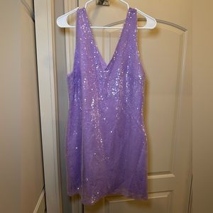 Purple Sparkly Dress!